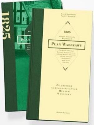 Plan Warszawy 1825 Korpus Inżynierów Wojskowych / Muzeum Warszawy. Autor: Opracowanie zbiorowe. SmakLiter.pl Okładka książki Plan Warszawy 1825 Korpus Inżynierów Wojskowych / Muzeum Warszawy