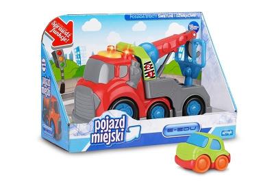 Opakowanie Pojazd miejski - Dźwig z autkiem E-Edu