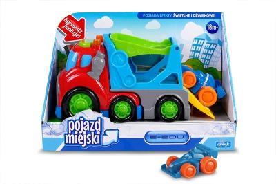 Opakowanie Pojazd miejski - Laweta z autkiem E-Edu