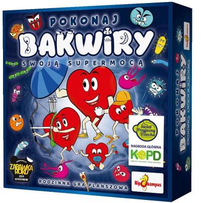 Pokonaj Bakwiry swoją supermocą. Wydawca: Hippocampus. SmakLiter.pl Opakowanie Pokonaj Bakwiry swoją supermocą