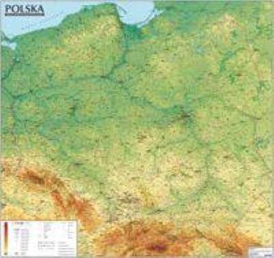 Opakowanie Polska. Mapa ogólnogeograficzna (tuba)
