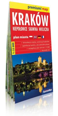Okładka książki Premium map! Kraków, Niepołomice, Skawina...