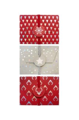 Opakowanie Pudełka na karty podarunkowe 3 sztuki