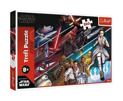 Puzzle 260 Star Wars - W odległej galaktyce TREFL. Wydawca: Trefl. SmakLiter.pl Opakowanie Puzzle 260 Star Wars - W odległej galaktyce TREFL