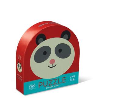 Puzzle dwustronne - Panda i przyjaciele. Wydawca: Crocodile Creek. SmakLiter.pl Opakowanie Puzzle dwustronne - Panda i przyjaciele