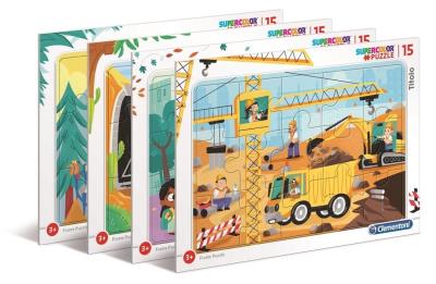 Opakowanie Puzzle ramkowe 15 Super kolor Means of Transpor