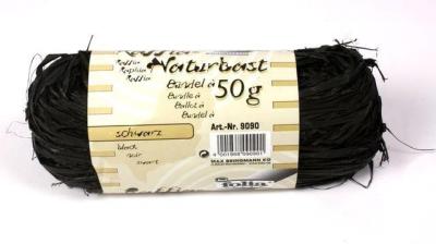 Opakowanie Rafia naturalna czarny FOLIA PAPER