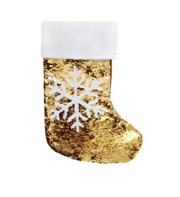 Opakowanie Skarpeta z obracanymi cekinami złota