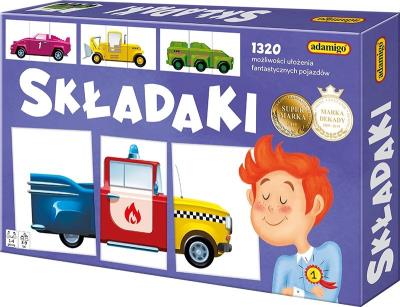 Składaki - gra. Wydawca: Adamigo. SmakLiter.pl Opakowanie Składaki - gra