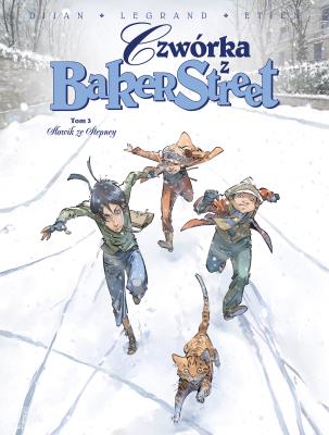 SŁOWIK ZE STEPNEY CZWÓRKA Z BAKER STREET TOM 3. Autor: Jean-Blaise Djian, Olivier Legrand, David Etien. SmakLiter.pl Okładka książki SŁOWIK ZE STEPNEY CZWÓRKA Z BAKER STREET TOM 3