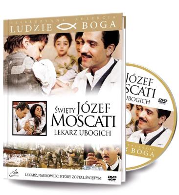 Święty Józef Moscati Lekarz ubogich seria Ludzie Boga. Autor: Giacomo Campiotti. SmakLiter.pl Okładka książki Święty Józef Moscati Lekarz ubogich seria Ludzie Boga