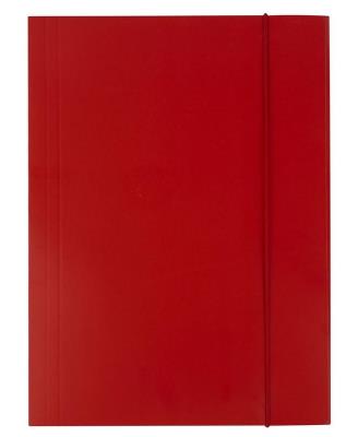 Opakowanie Teczka A4 kartonowa z gumką czerwona 300g D.RECT
