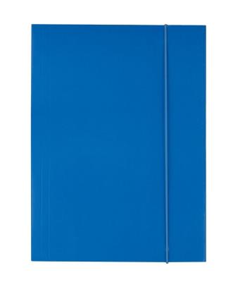 Opakowanie Teczka A4 kartonowa z gumką niebieska 300g D.RECT