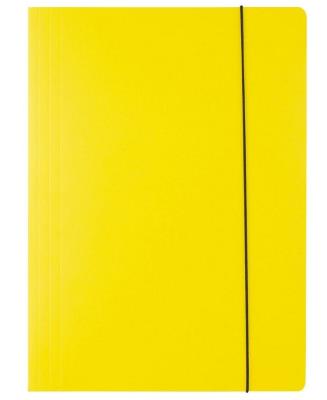 Opakowanie Teczka A4 kartonowa z gumką żółta 300g D.RECT