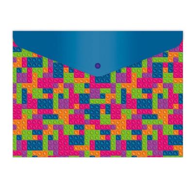 Opakowanie Teczka kopertowa A4 z zatrzaskiem PP Colour bricks