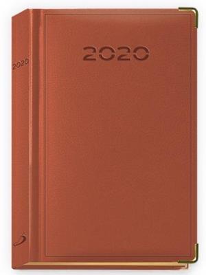 Opakowanie Terminarz 2020 B6 Lux Złocony brązowy