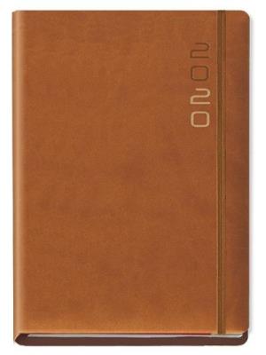 Opakowanie Terminarz 2020 B7 Flex z gumką brązowy