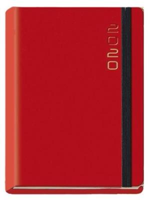 Opakowanie Terminarz 2020 B7 Flex z gumką czerwony