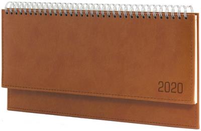 Opakowanie Terminarz 2020 leżący Vivella brąz