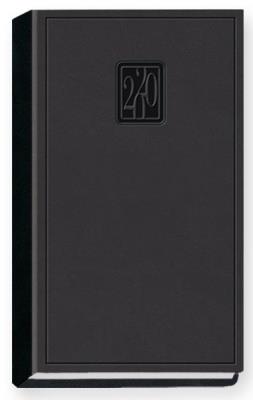 Opakowanie Terminarz 2020 Tygodniowy Print czarny