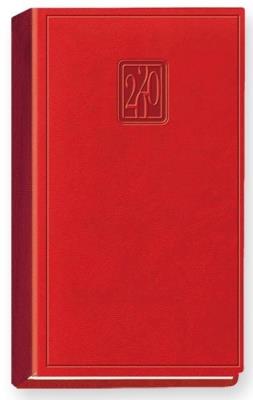 Opakowanie Terminarz 2020 Tygodniowy Print czerwony