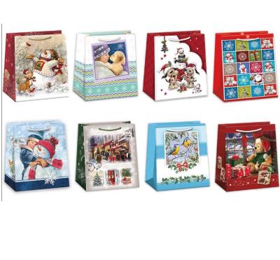 Opakowanie Torba prezentowa świąteczna 19x23x11cm mix ARGUS