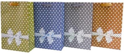 Opakowanie Torebka Lux Kropki z brokatem duża A4 ROZETTE