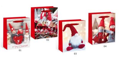 Opakowanie Torebka świąteczna KR 2881 L brokat