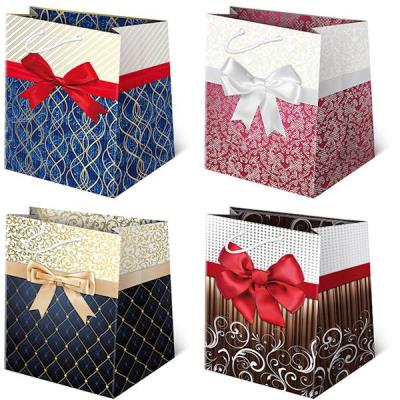 Opakowanie TOREBKI OZDOBNE T-16L SET 2 KOKARDY ELEGANCKIE 10 SZTUK