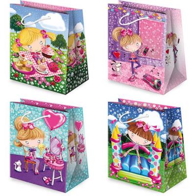 Opakowanie TOREBKI OZDOBNE T-17L SET 8 DZIECI DZIEWCZYNKI 5 SZTUK