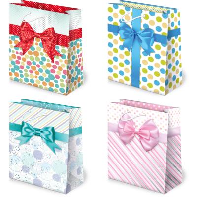 Opakowanie TOREBKI OZDOBNE T-2L SET 45 KOKARDY KROPKI 10 SZTUK