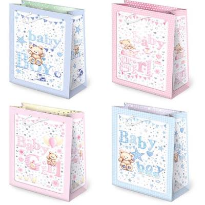 Opakowanie TOREBKI OZDOBNE T-2L SET 68 BABY GIRL, BABY BOY 10 SZTUK