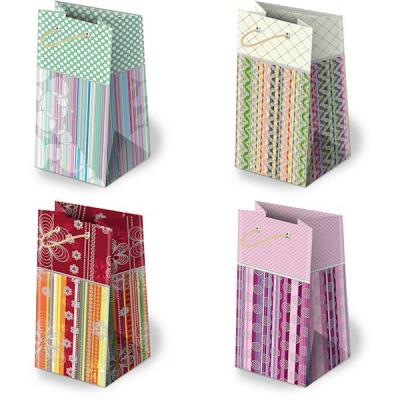 Opakowanie TOREBKI OZDOBNE T-7L SET 3 PASKI KOLOROWE 10 SZTUK