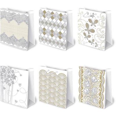 Opakowanie TOREBKI OZDOBNE T-8 AVANTGARDE SET 4 BIAŁE 10 SZTUK