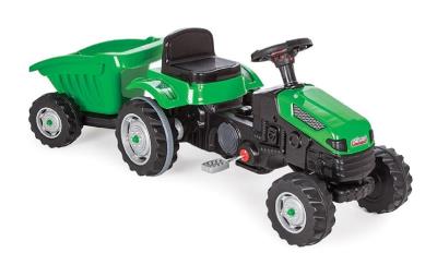Opakowanie Traktor na pedały z przyczepą zielony