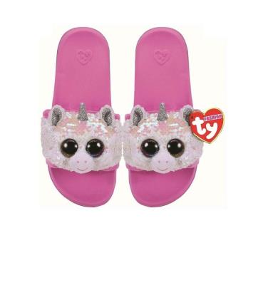 Opakowanie Ty Fashion cekinowe kapcie basenowe - Jednorożec L