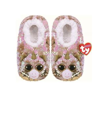 Opakowanie Ty Fashion cekinowe kapcie - Jednorożec rozm.M