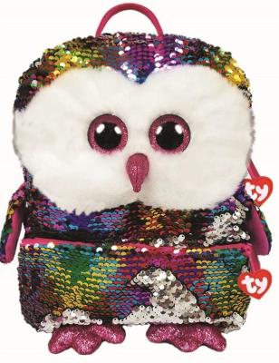 Opakowanie Ty Fashion - Cekinowy Plecak duży - Sowa