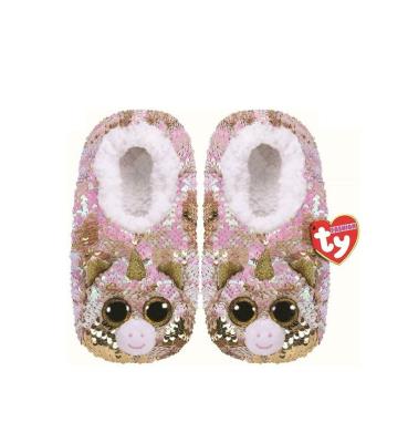 Opakowanie Ty Fashion Fantasia - Cekinowe kapcie Jednorożec S