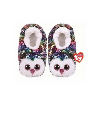 Opakowanie Ty Fashion Owen - Cekinowe kapcie Sowa rozmiar M