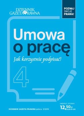 Umowa o pracę Jak korzystnie podpisać!. Wydawca: Infor Biznes. SmakLiter.pl Opakowanie Umowa o pracę Jak korzystnie podpisać!