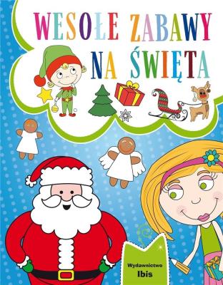 Okładka książki Wesołe zabawy na Święta