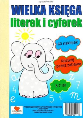 Okładka książki Wielka księga literek i cyferek