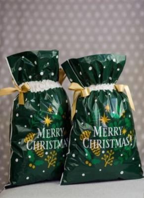 Opakowanie Worek Świąteczny złote szyszki 30x45cm (5szt)