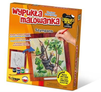 Opakowanie Wypukła Malowanka - Zoo Szympans
