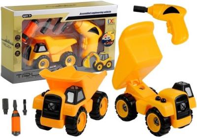 Opakowanie Wywrotka Do Rozkręcania + Wiertarka Śrubokręty