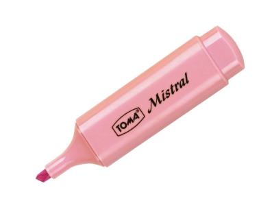 Zakreślacz Mistral Pastel różowy (10szt) TOMA. Wydawca: TOMA. SmakLiter.pl Opakowanie Zakreślacz Mistral Pastel różowy (10szt) TOMA