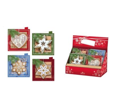 Opakowanie Zawieszka do prezentu świąteczna mix 80szt ARGUS