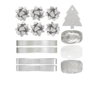 Opakowanie Zestaw do pakowania prezentów srebrny