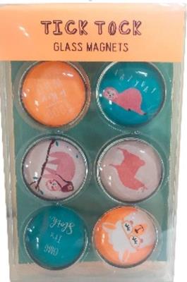 Opakowanie Zestaw magnesów 6 sztuk Tick Tock ROZETTE